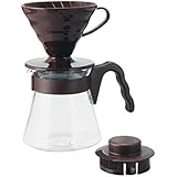 Hario V60 Coffee Sever Set, Chocolate