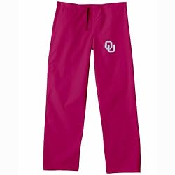 Oklahoma Sooners NCAA Classic Scrub Pant (Crimson)