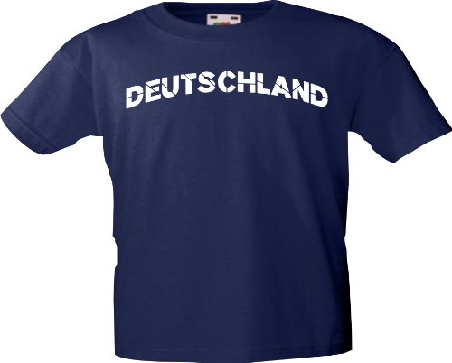 Kinder-Shirt EM 2012 DEUTSCHLAND mit Ihren Wunschname und Ihrer Wunschnummer bedruckt Größe 104-177