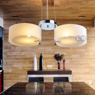 Contracted Italian restaurant glass chandelier bedroom lamp Dining room lights On Sale