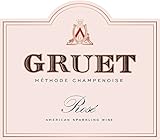 NV Gruet Brut Rose, Methode Champenoise 750 mL