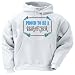 Proud To Be a Dispatcher Adult Hooded Sweatshirt (Hoodie / Hoody) Various Colors