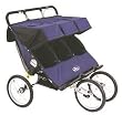 2007 Baby Jogger Q Series Triple Jogging Stroller / Triple Stroller, Navy FREE SHIPPING