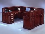 Office Furniture DMI - Right U-Shaped Reception Desk - Traditional Office F ....