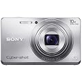 Sony DSC-W690S Cyber-shot Digitalkamera (16,1 Megapixel, 10-fach opt. Zoom, 7,5 cm (3 Zoll) Display, 25mm Weitwinkel, Schwenkpanorama) silber