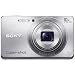Sony DSC-W690S Cyber-shot Digitalkamera (16,1 Megapixel, 10-fach opt. Zoom, 7,5 cm (3 Zoll) Display, 25mm Weitwinkel, Schwenkpanorama) silber