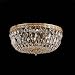Bohemian Crystal Crystal Basket Crystal Type/Finish: Majestic Wood Polish/Aged Brass