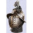 Knight's Gothic Dragon Helmet Light/lamp Sculpture