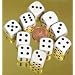 Dice, spot-pack of 10 x 22mm. diameter-00566
