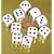 Dice, spot-pack of 10 x 22mm. diameter-00566