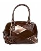 Diamond Suede Snake Satchel main image