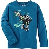 OSHKOSH(オシュコシュ) オシュコシュ オリジナル グラフィック ティ ブルー トップス長袖Tシャツ 4歳【並行輸入】