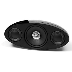 KEF HTC3001BL (SE) Center Channel Speaker (Single, Black)