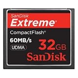Buy SanDisk SDCFX-032G-A61 32 GB Extreme CompactFlash Memory Card 60MB S