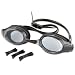 Hochwertige Schwimmbrille mit getönten, optischen Gläsern für Erwachsene schwarz, UV-Schutz, Anti-Fog / Anti-Beschlag, wählbar von -7,00 bis +4,00 Dioptrien