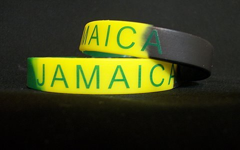 Jamaica - Silicone Wristband Bracelet
