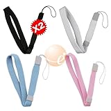Wrist Strap Premium Combo for Nintendo Wii from eForCity, incldue Black / White / Light Blue / Pink