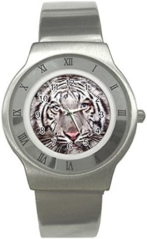 White Tiger Stainless Steel Watch Great for Men Women HOT Gifts NEW