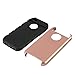 MTRONX Phone Case for iPhone 5, iPhone 5s, Shockproof Hybrid Hard Soft TPU Case Bumper for Apple iPhone 5, iPhone 5s - Rose Gold/Black(HC-RGBK)