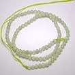 PREMIUM NATURAL NEW JADE 4MM ROUND GEMSTONE BEADS 15"!