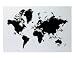 PT HOME TN872 Memoboard World Map magnetisch Stahl
