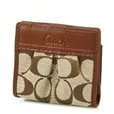 コーチ (COACH) 二つ折り財布 ソーホー プリーテッド シグネチャー...
