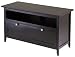 Winsome Wood 92136 36in. Zuri TV Stand, Dark Espresso