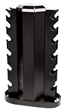 Two-Sided Vertical Dumbbell Rack