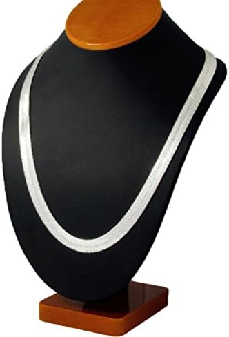 POPLife Men &amp; Lady Plated 4Mm - 14Mm Flat 20" 24" 30" Herringbone Necklace Chain