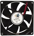 2x DC Lüfter / FAN 80X80X25MM 12 Volt - Drehzahl : 3000 U/min