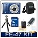 Olympus FE-47 Digital Camera (Blue), 14 Megapixels, 5x Optical Zoom, 2.7\
