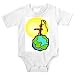 Onesie with globe, worold, "water pump", earth