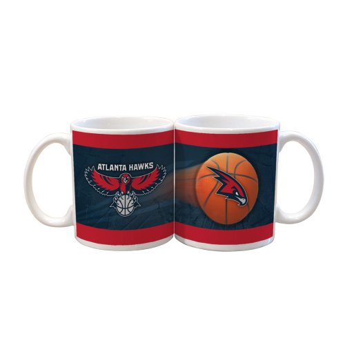 NBA Atlanta Hawks 2 Pack 11oz White SportsBall Mug