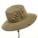 Big Size Floatable Nylon Oxford Hat - Khaki (For Big Head)