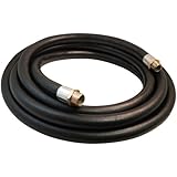 Apache 98108515 3/4" x 14" Farm Fuel Transfer Hose with Male x Male Crimped Fittings
