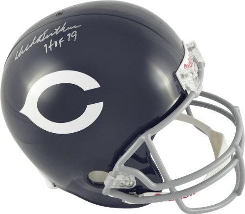 Dick Butkus Autographed Helmet | Details: Chicago Bears, Throwback, HOF'79 Inscription, Riddell Replica Helmet