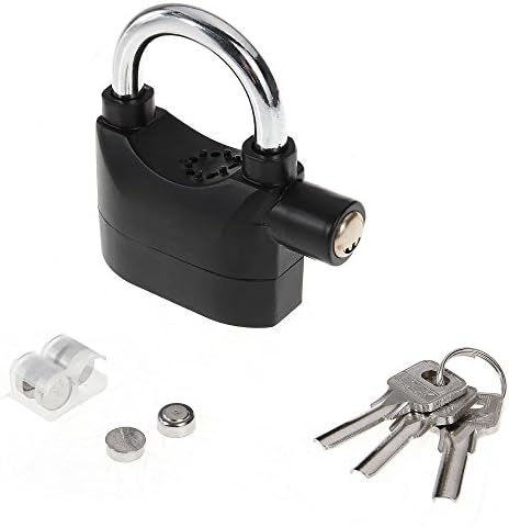 Moto Anti Theft Alarm Blocco di movimento del sensore di sicurezza impermeabile Padlock Bike