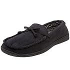 Dearfoams Microfiber Suede Boater Moccasin