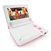 Electronics : Portable DVD player ENERGY M2410 Pink (7" LCD TFT, MPEG4,DVD,USB2.0,Card reader) - REQUIRES UK PLUG - EUROPEAN PLUG ONLY INCLUDED