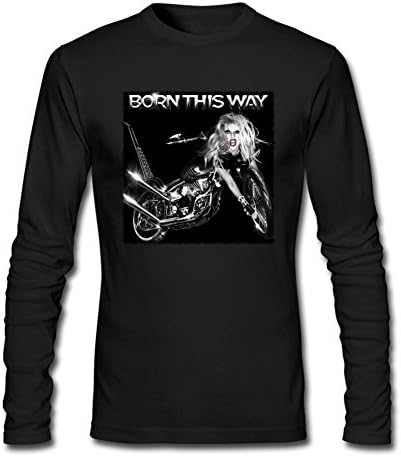 Men's Born This Way Lady Gaga Long Sleeves T-Shirts