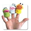 "Finger Puppets, Towelling, pack of 3"