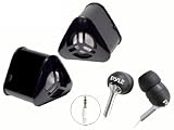 GSI Hot Speakers & Earphones Package for iPod/MP3/Any Media Player -- Mini High Volume Portable Rechargeable Speaker System (Black) + PIEH10B Ultra Slim Super Bass In-Ear Earbud Stereo Earphones for iPod/MP3/Any Media Player (Black).