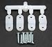 Du-Bro 239 5/32" Nylon Landing Gear Straps (4-Pack) Du-Bro 239 5/32" Nylon Landing Gear Straps (4-Pack)