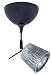 BESA Lighting 1SM-514500-BR Bronze Nico 3 Quick-Connect Spotlight with Dome Canopy and Transformer from the Nico 3 Collection featuring Clear Stone Glass