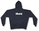 iBald Men’s Hoodie Sweat Shirt Medium, Black