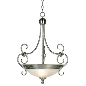 Lex Collection Hanging Bowl Chandelier