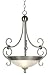 Lex Collection Hanging Bowl Chandelier