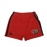 MLB Arizona Diamondbacks Baby / Infant Comfortable Fit Cotton Shorts with Embroidered Logo - Red (Size: 6/9)