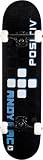 POSITIV Complete Skateboard - Andy Mac - Amazon Exclusive (Maple) 7.625 Inch Wide
