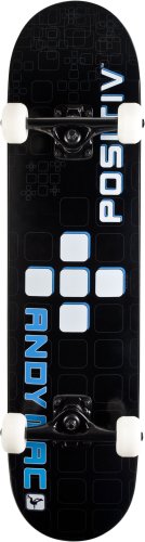 POSITIV Complete Skateboard - Andy Mac - Amazon Exclusive (Birch) 7.625 Inch Wide